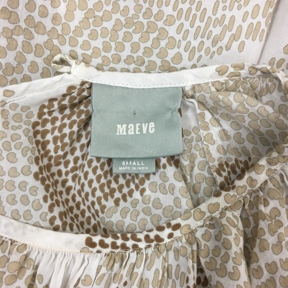 MAEVE Anthropologie Heart Coeurs Dolman Top Small - Picture 4 of 4